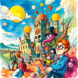 Metamayhem: Whose Adventure is it Anyway? - Text-based game
