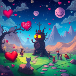 Heartworlds: Whose Heart is it Anyway? - Text-based game