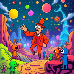 Spectrum Wars: Which Dimension Is It Anyway? - Text-based game