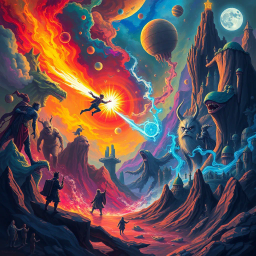 Spectrum Wars: Which Dimension Is It Anyway? - Text-based game