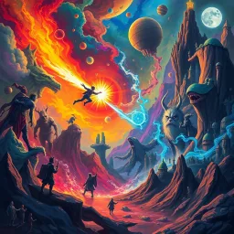 Spectrum Wars: Which Dimension Is It Anyway? - Text-based game