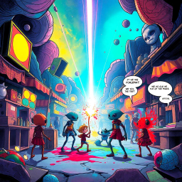 Spectrum Wars: Whose Dimension Is It Anyway? - Text-based game