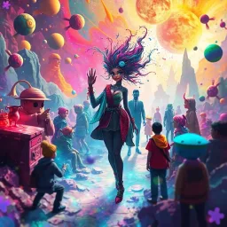 Spectrum Wars: Which Dimension Is It Anyway? - Text-based game