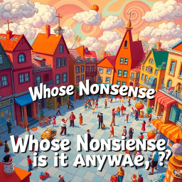 Whose Nonsense is it Anyway? - Text-based game