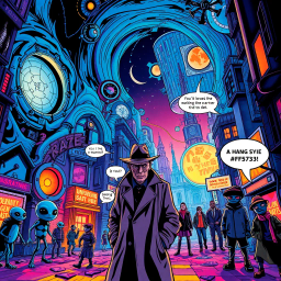 Comedy Sci-Fi Mystery text games