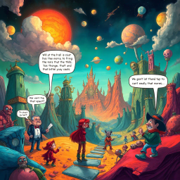 Chronicles of Chaos: Whose World Is It Anyway? - Text-based game