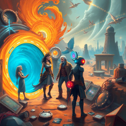 Chronochaos: Whose Time Is It Anyway? - Text-based game