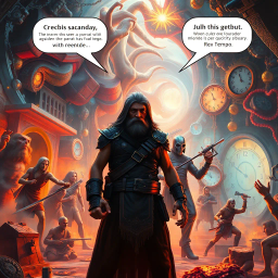 ChronoClash: Whose Time Is It Anyway? - Text-based game