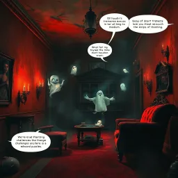 Ghostly Revelations - Text-based game