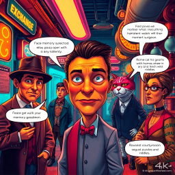 Whose Face Is It Anyway? - Text-based game
