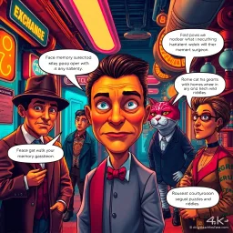Whose Face Is It Anyway? - Text-based game