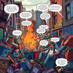 Whose Bin is it Anyway? - Text-based game