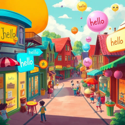 Whose Hellos Are These, Anyway? - Text-based game