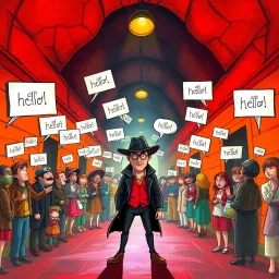 Whose Hellos Are These, Anyway? - Text-based game