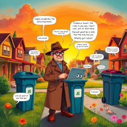 Whose Bin is it Anyway? - Text-based game