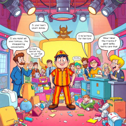 Whose Mess Is It Anyway? - Text-based game