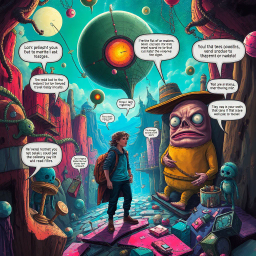 Chronicles of Chaos: Whose World Is It Anyway? - Text-based game