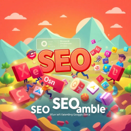 SEO Scramble - Text-based game