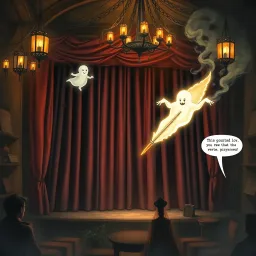 Whose Ghost Is It Anyway? - Text-based game