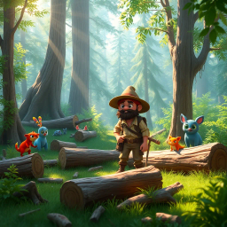 Whose Logs Are These Anyway? - Text-based game