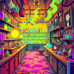 Whose Lab Is It Anyway? - Text-based game
