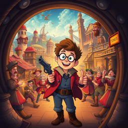 Chrono Clash: The Clumsy Timewrecker - Text-based game