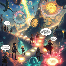 Chrono Cascade: Whose Time Is It Anyway? - Text-based game