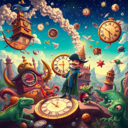 Chronochaos: Who's Time Is It Anyway? - Text-based game