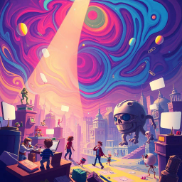 Metamayhem: Whose Adventure Is It Anyway? - Text-based game