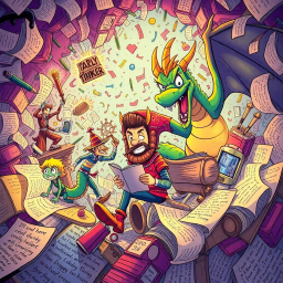 Metamayhem: Whose Adventure Is It Anyway? - Text-based game