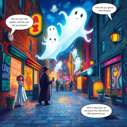 Hello, Whose Ghost Is It Anyway? - Text-based game
