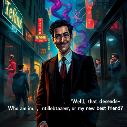 The Identity Shuffle - Text-based game