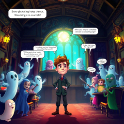 Whose Ghost Is It Anyway? - Text-based game