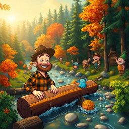 Log Jammin': Whose Logs Are These Anyway? - Text-based game