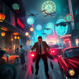ChronoChase: Whose Time Is It, Anyway? - Text-based game