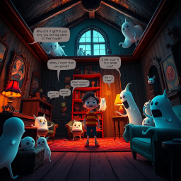Who's Haunt Is This? - Text-based game