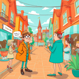 Whose Hellos Are These, Anyway? - Text-based game