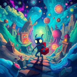 Spectrum Wars: Which Dimension is it Anyway? - Text-based game
