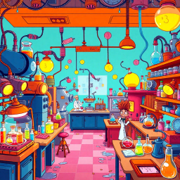 Lab Rumble: Whose Lab Is It Anyway? - Text-based game