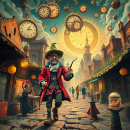 Chrono-Cascade: Whose Time Is It Anyway? - Text-based game