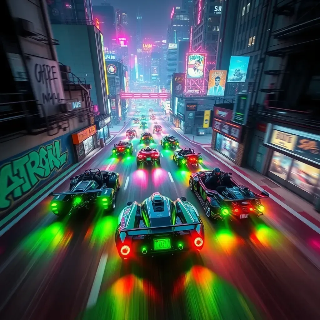 Neon Circuit Showdown