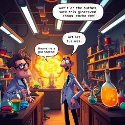 Lab Rumble: Whose Lab is it Anyway? - Text-based game