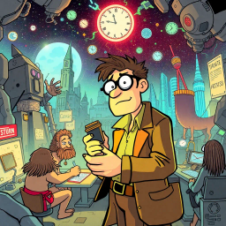 Temporal Tangents: Whose Time Is It Anyway? - Text-based game