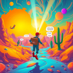Spectrum Wars: Which Dimension Is It Anyway? - Text-based game