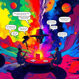 Sci-Fi Satire text games