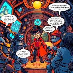 Temporal Tangle: Whose Adventure Is It Anyway? - Text-based game