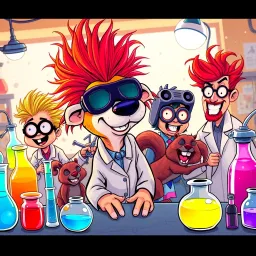 Lab Rascals: Who's the Genius Now? - Text-based game