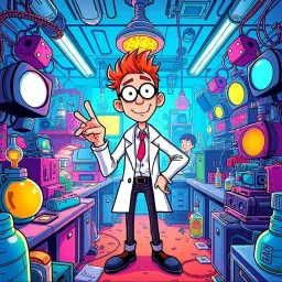 Lab Rascals: Who's the Genius Now? - Text-based game