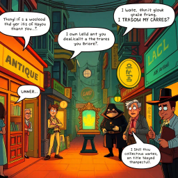 Relic Rumble: Whose Is It Anyway? - Text-based game