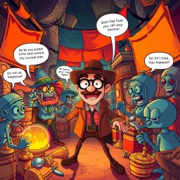 Relic Rumble: Whose Is It Anyway? - Text-based game